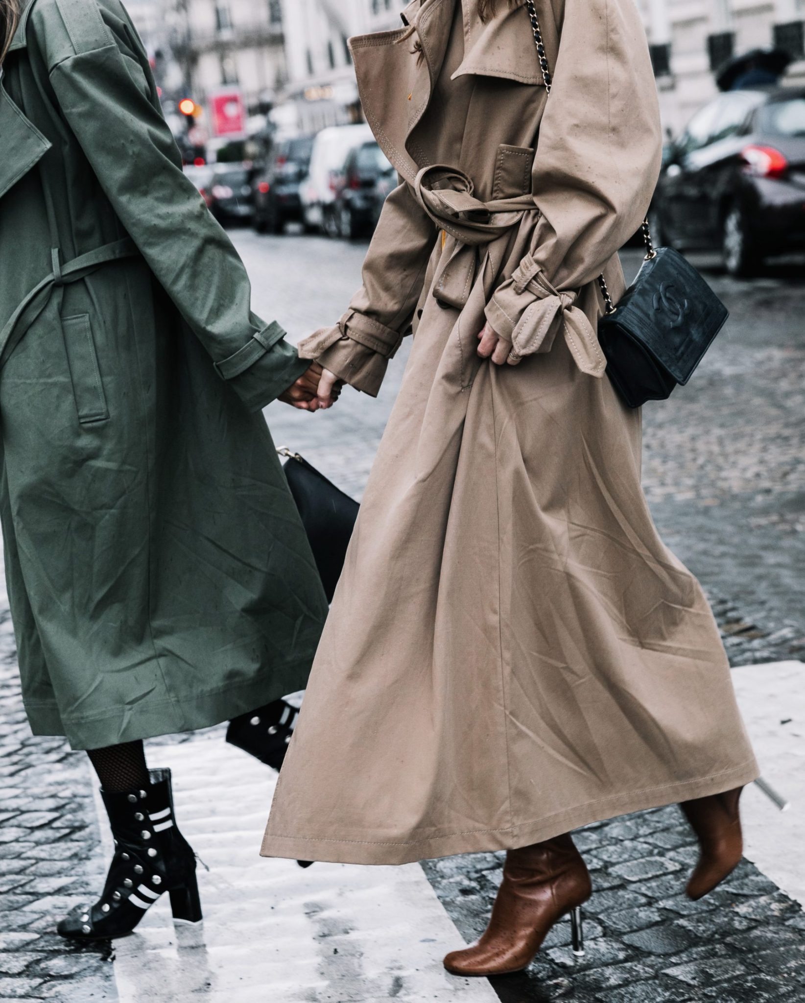 Student Style with Belted Coat